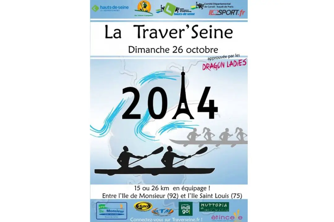 Affiche pour la Traverseine 2014