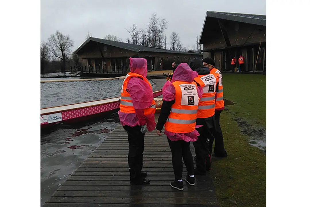bénévolat et nettoyage du marais d'Isle pour les Dragon Ladies