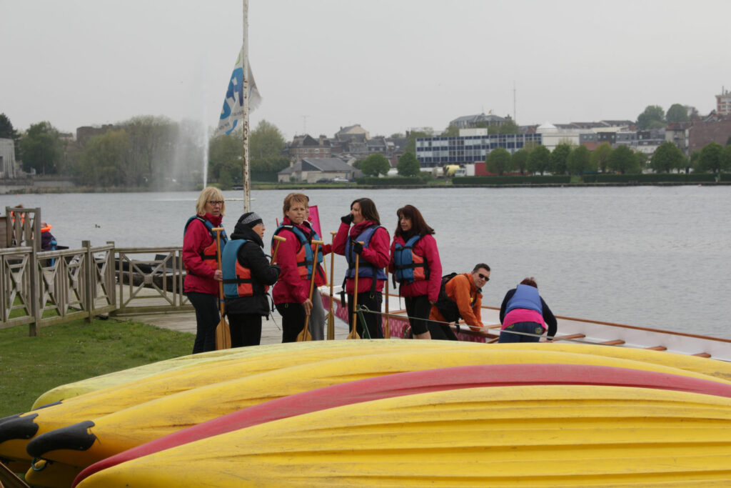 Base nautique au parc d'isle réunion pour Anne Féton