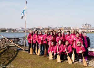 Les ladies de Diamant Rose rendent hommage à Anne Féton