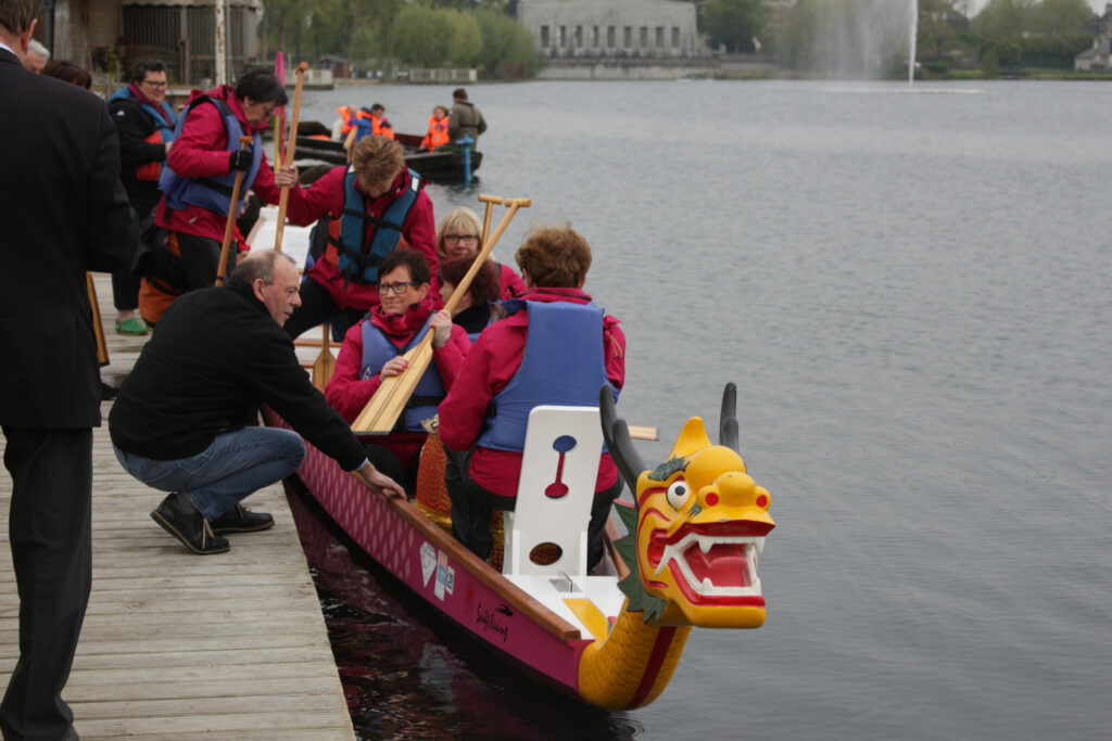 Départ du Dragon boat