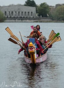 Levée de pagaye pour Anne Féton