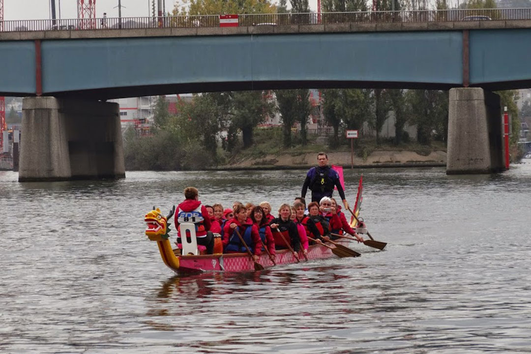 Association Diamant Rose et ses Dragon Ladies sur la Seine 2014