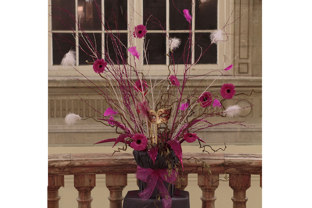 Composition Pour la soirée du nouvel an de Diamant Rose
