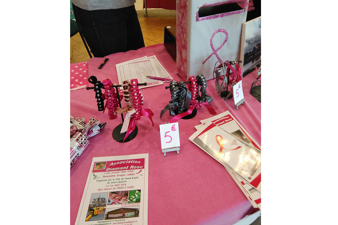 Diamant Rose à Auchan pour Octobre Rose