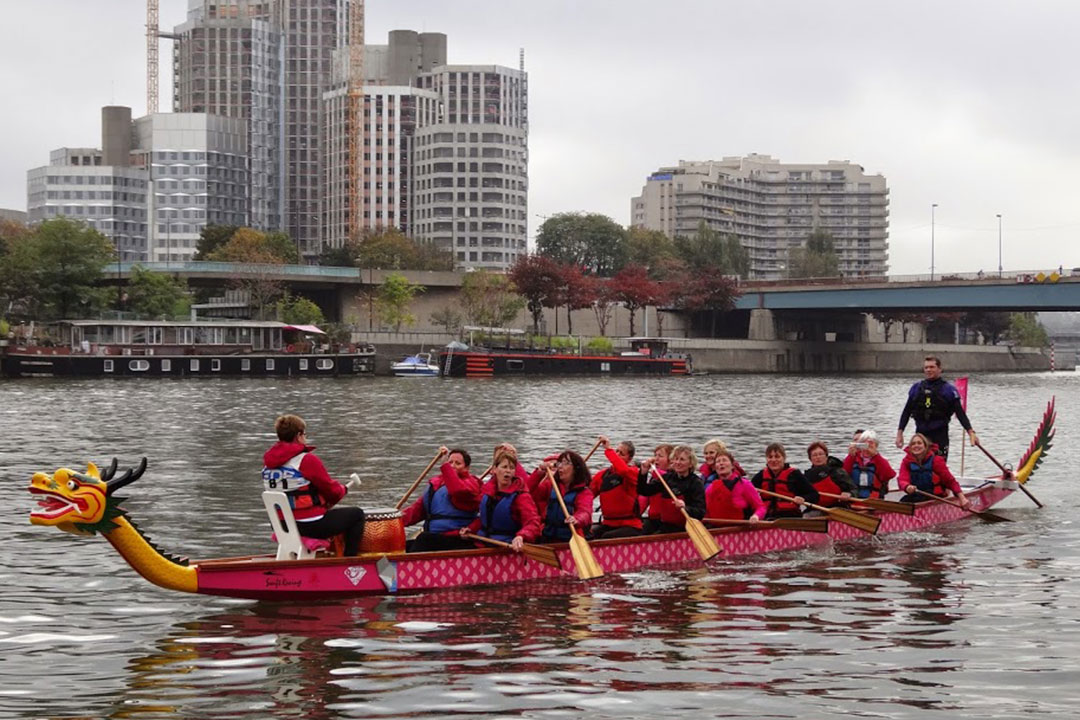Les Dragon Ladies à Paris pour la Traverseine de 2014