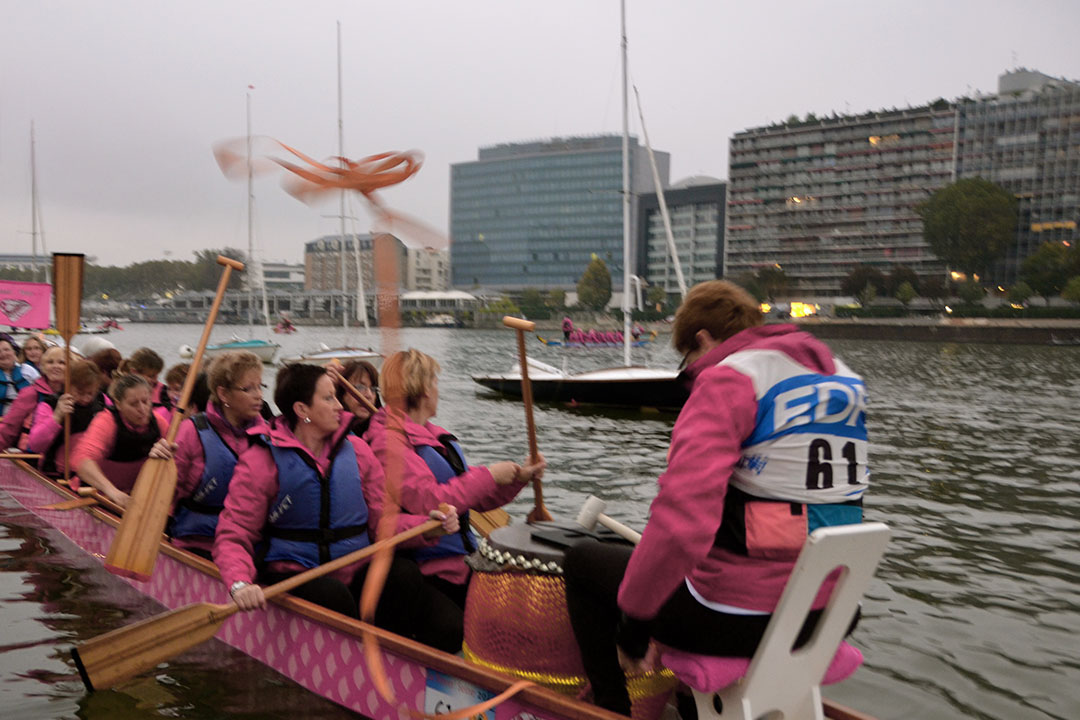 Les Dragon Ladies de Saint-Quentin participent à la Traverseine 2014
