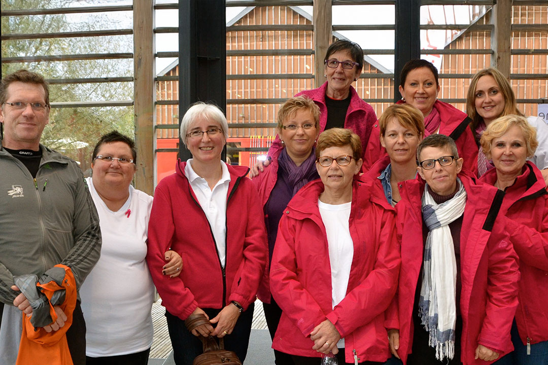 Les Dragon Ladies sur le départ pour la Traverseine 2014