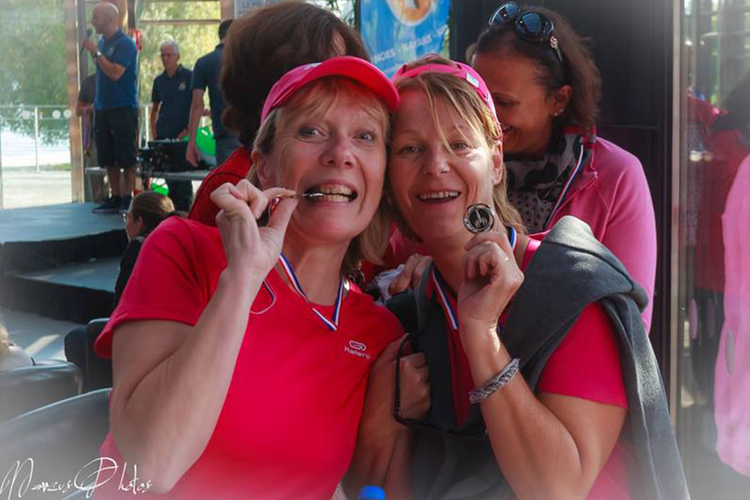 Les Ladies de Diamant Rose médaillées pour la traverseine 2015