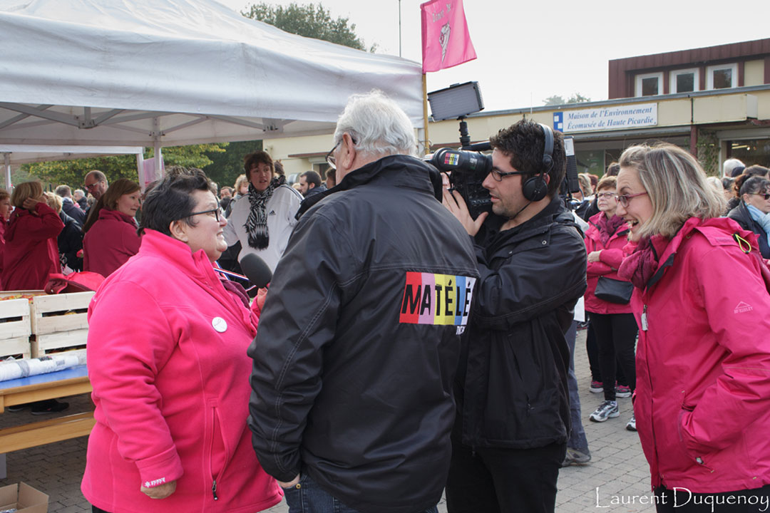 Matele interview des ladies de Diamant Rose pour la marche octobre Rose 2015