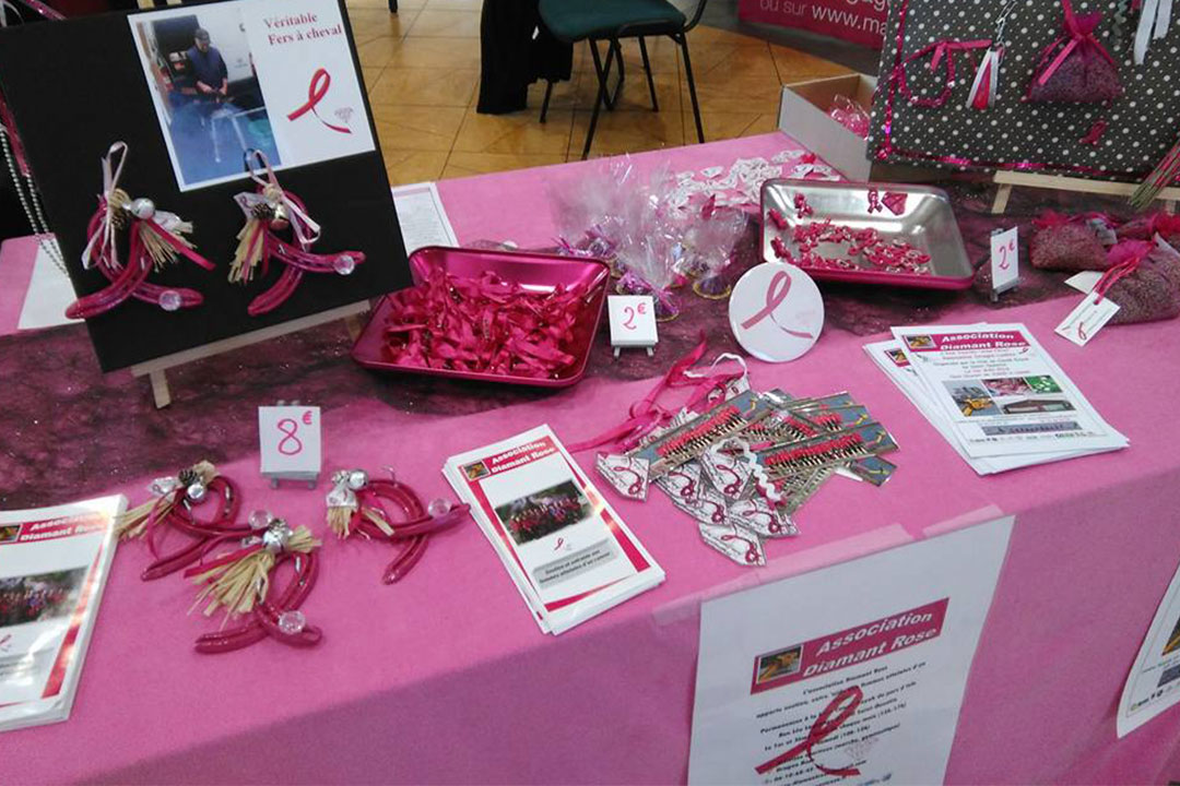 Stand de Diamant Rose pour Octobre Rose
